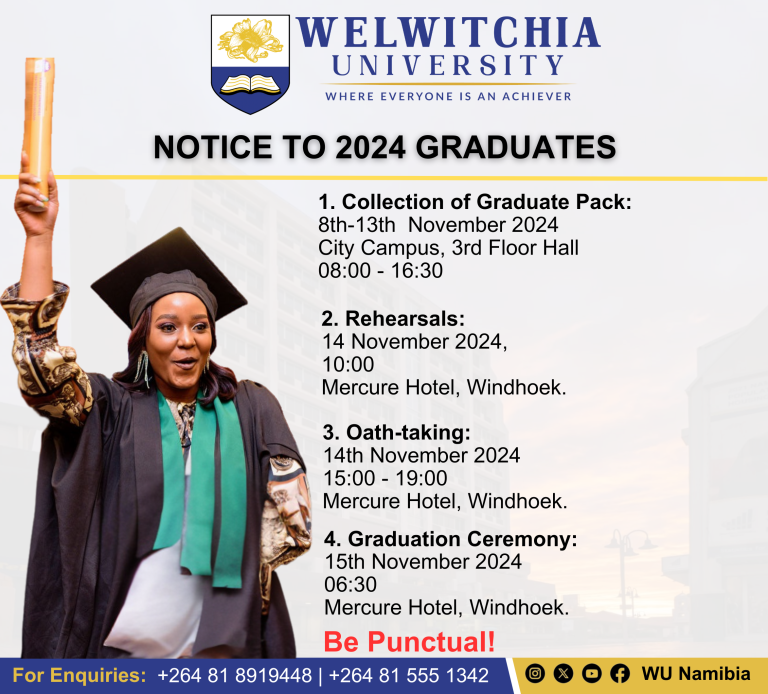 Notice to 2024 Graduates